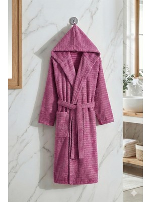 Mira Mürdüm Kapüşonlu Bornoz