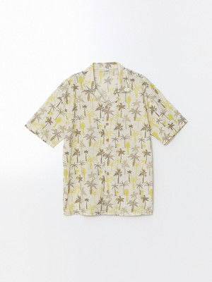 Lc Waikiki Yeni Sezon Desenli Kısa Kollu Erkek Çocuk Gömlek