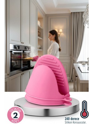 Transformacion Valeria Serisi - Isıya Dayanıklı Lüks Silikon Parmak Ucu Tutacağı Fırın Eldiveni 718989