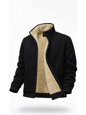 Ultra Sıcak Tutan Şardonlu Peluş  Iç Astarlı Eşofman Üstü