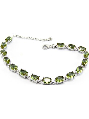 Normadia 925 Ayar Gümüş Kadın Bileklik, Zultanit Taşlı, Şık ve Zarif Tasarım