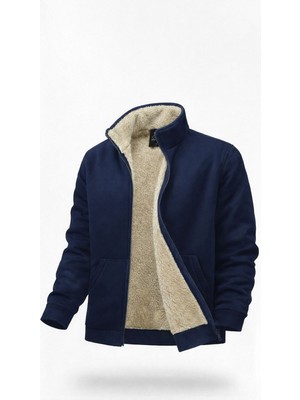 Ultra Sıcak Tutan Şardonlu Peluş  Iç Astarlı Eşofman Üstü