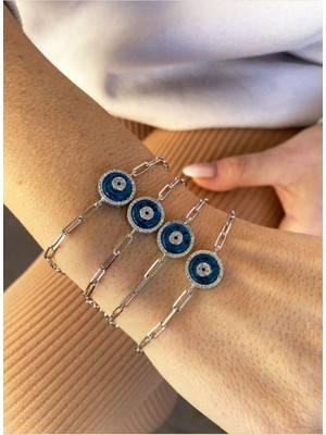 Normadia 925 Ayar Gümüş Göz Bileklik, Şık ve Zarif Tasarım