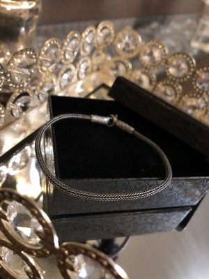 Normadia El Işlemeli Gümüş Kazaziye Bileklik Zinciri - Zarif ve Şık Takı