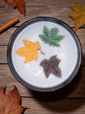 Home 'sonbahar Yaprakları 2'  Kavanozda Kokulu Dekoratif Soya Mumu 100GR