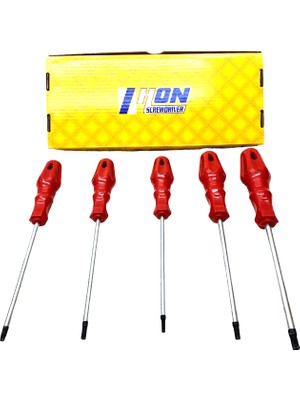 Tornavida 5 Parça  Tork Torx Tornavida Seti (5477) NFSM-RSGO3456