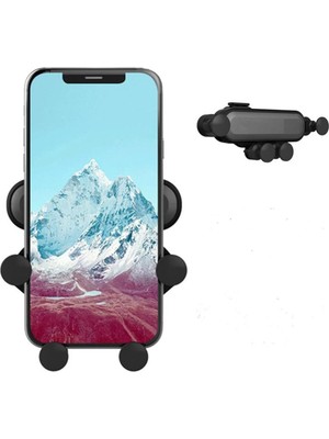 4 Nokta Destekli Araç Içi Cep Telefonu Sabitleyici Tutucu Aparat (5477) NFSM-RSGO3456