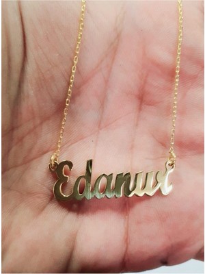 Normadia 925 Ayar Gümüş Isim Yazılı Kolye, Şık ve Zarif Takı