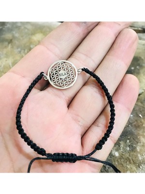 Normadia Renkli Gümüş Makrome Bileklik, Şık ve Modern Takı Tasarımı