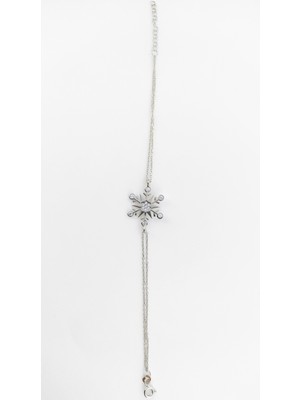 Normadia Gümüş Zirkon Taşlı Kartanesi Bileklik 925 Ayar, Şık ve Zarif Takı