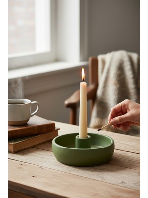 binbirdemet Iskandinav El Yapımı Dekoratif Mumluk