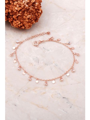 Normadia Şık Sallantılı Taşlı Gümüş Bileklik, Zarif ve Parlak Tasarım