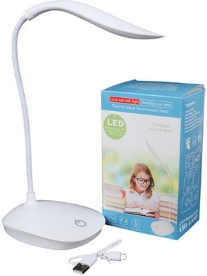 Pazarcan PM-19316 5 Volt - 0.5 Amper Dokunmatik Tuşlu 14 Ledli Şarjlı Portatif Masa Lambası