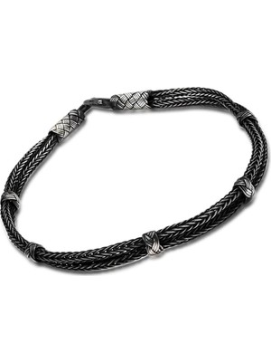 Normadia El Yapımı Unisex Kazaziye Bileklik, Şık ve Zarif Gümüş Tasarım