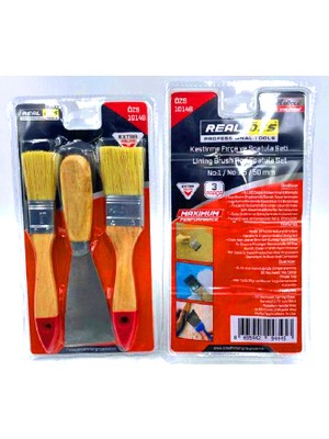 3 Parça  SPATULA50MM- Kestirme Fırçano-1-1.5seti (5477) NFSM-RSGO3456