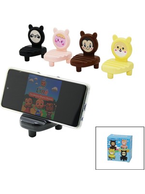 Üçgen Sehpalı Renkli Plastik Mini Telefon Tutacak 3 Kanallı (5477) NFSM-RSGO3456