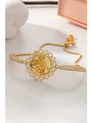 Normadia 925 Ayar Gümüş Sonsuzluk ve Tuğralı Bileklik, Şık ve Zarif Tasarım