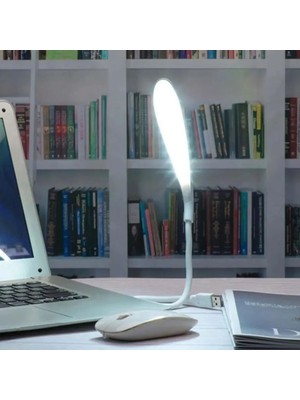 USB Girişli 14 Ledli 3 Kademeli Dokunmatik Masa/kitap Okuma Lambası Ledi Beyaz (5477) NFSM-RSGO345