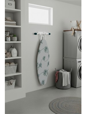 Özbience Metal Duvara Monte Ütü Masası Askısı, Çamaşır Odası Düzenleyici