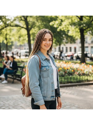 Pazarcan Afrika Örgüsü ve Rasta Için Sentetik Ombreli Saç / Küllü Kahve / Platin