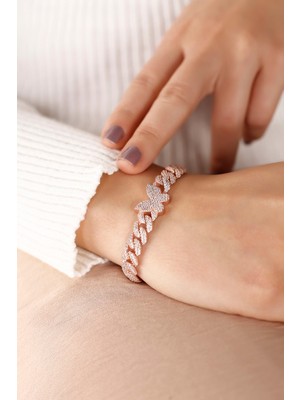 Normadia Gümüş Kelebek Figürlü Bileklik, Şık ve Zarif Takı Tasarımı