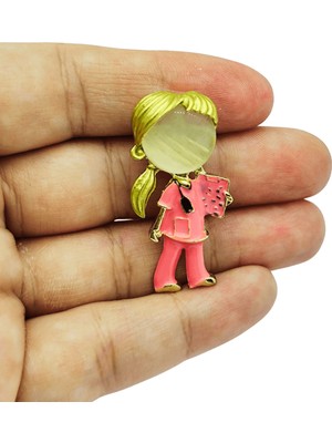BB Bi Butik Shop Şık Hemşire Figürlü Broş