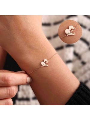 Normadia 925 Ayar Gümüş Kişiye Özel Isimli Kedi Patisi Bileklik