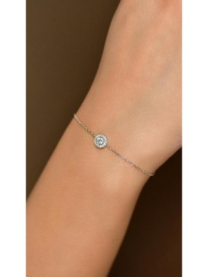 Normadia Zirkon Taşlı Rodyum Gümüş Bileklik, Şıklığa Zarafet Katıyor