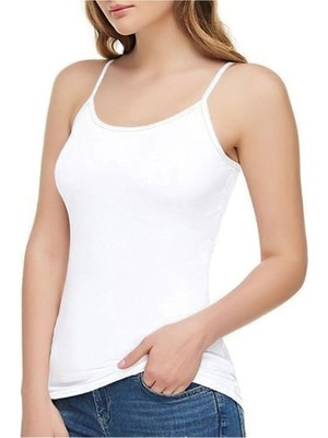 Tutku Elit ELT2001 Elit Modal Ip Askılı Atlet (1 Adet) | Beyaz-Beyaz-S