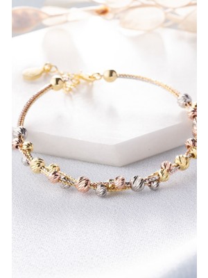 Normadia 925 Ayar Gümüş Dorika Bileklik, Şık ve Zarif Aksesuar