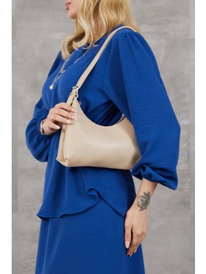 Kokoş Baget El Çantası Bej