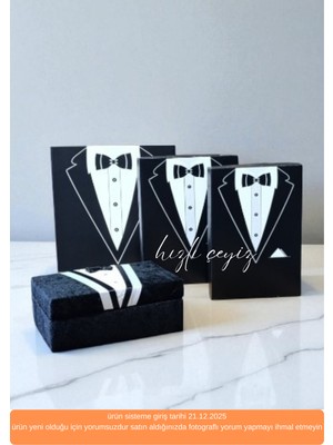 Hızlı Çeyiz 4'lu Damat Bohça, Çeyiz Kutu Seti Battal Ebatlar Hazır Kurulu