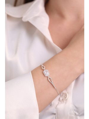 Normadia Zirkon Taşlı Kadın Bileklik, Şık ve Zarif Takı Seçeneği