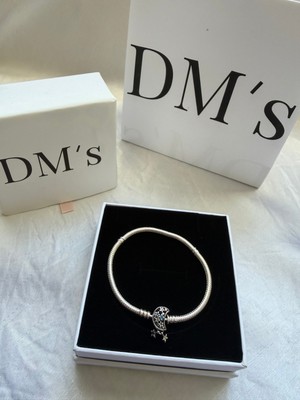 Normadia Şık Ay Klipsli Gümüş Bileklik, Zarif ve Parlak Tasarım