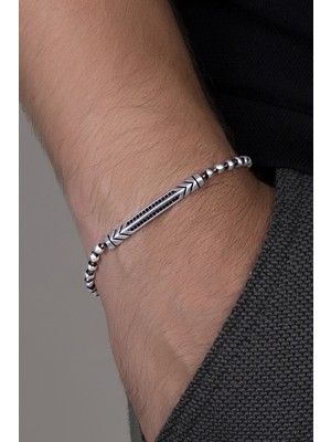 Normadia Şık 9,5 Gr. Gerçek Gümüş Erkek Bileklik, Tarzınızı Yansıtın