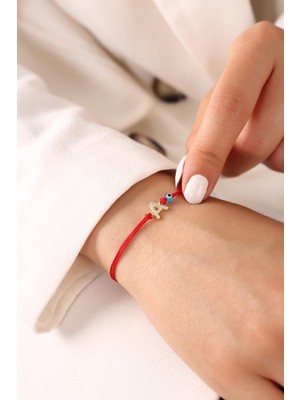 Normadia A Harfli 925 Ayar Gümüş Şans Bileklik, Şık ve Zarif Takı