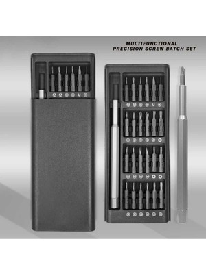 Hassas Tornavida Seti 25 Parça, Dayanıklı ve Çok Yönlü Tamir Araçları