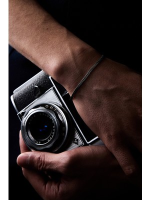 Normadia 925 Ayar Gümüş Orta Balık Sırtı Bileklik, Şık ve Zarif Tasarım