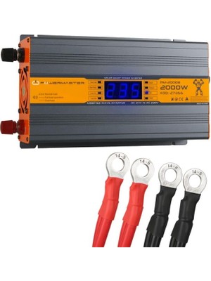 HypAirs PM-2000B 24 Volt 2000 Watt LED Ekranlı Power Inverter