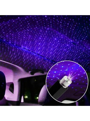 Starseven PM-19970 Araç Içi Dekoratif Mor LED Işık