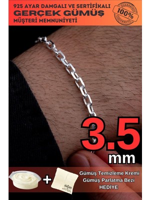 Normadia Erkek Gümüş Zincir Bileklik, Şık ve Zarif Takı Seçeneği