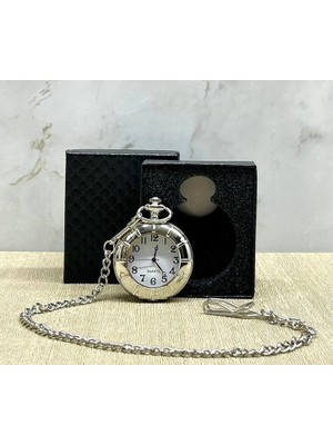 Najmaddin Özel Kutulu Gümüş Köstekli Saat ALK4685