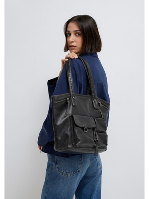 Mavi Antrasit Omuz Çantası 1913729-70763