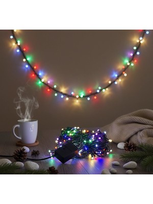 LED Damla Uçlu Rgb Dekoratif Işık 10 Metre 100