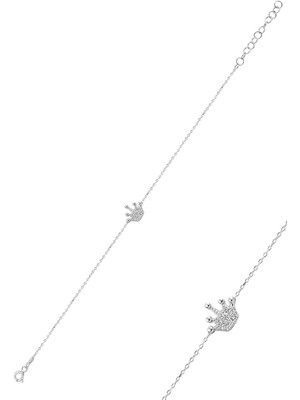 Normadia Şık Gümüş Taç Bileklik ile Tarzınızı Yansıtın