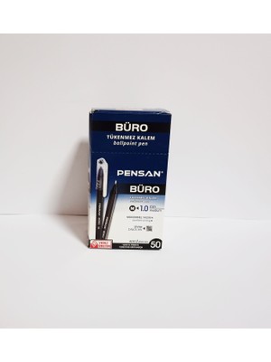 Getittir Tükenmez Kalem Pensan 2270 1mm Siyah 50`li