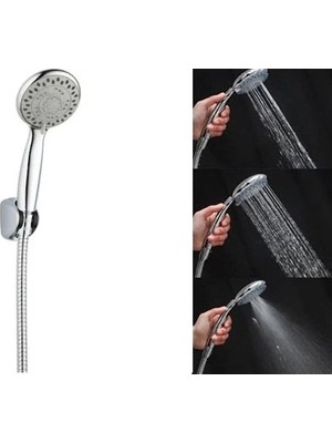 Getittir Terapi Etkili 3 Fonksiyonlu Duş Başlığı Seti ( Lisinya )