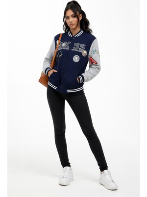 Libreprive Unisex Kolej Ceketi Spor Mont