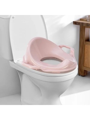 Hsc Bilişim Pembe Kulplu Çocuk Klozet Adaptörü