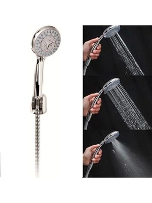 Getittir Terapi Etkili 3 Fonksiyonlu Mercedes Duş Başlığı Seti ( Lisinya )